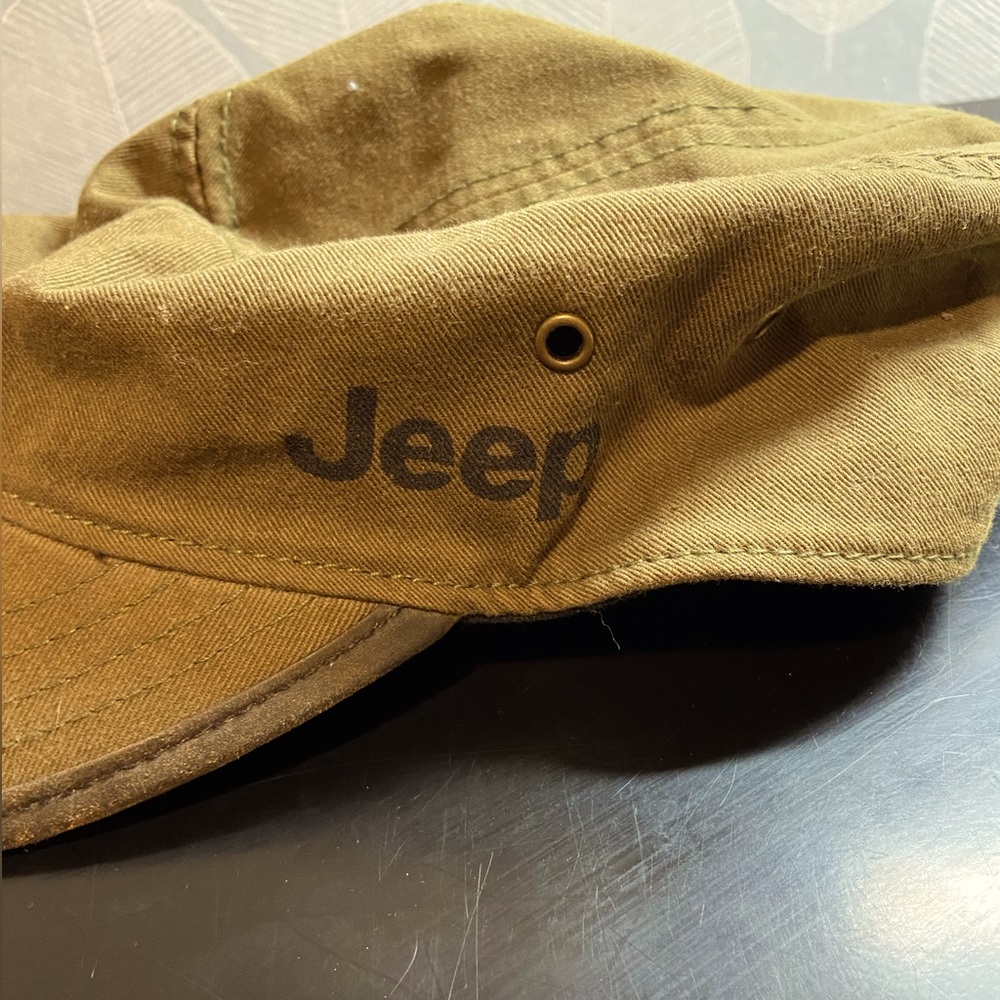 Army Green distressed JEEP hat